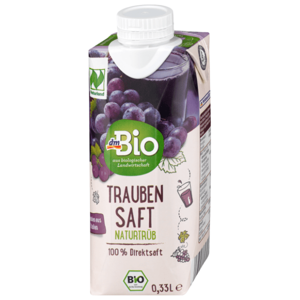 Voćni sok DM BIO crveno grožđe 100% 330ml 0