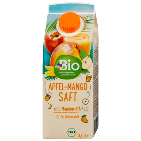 Voćni sok DM BIO jabuka mango 100% 750ml 0