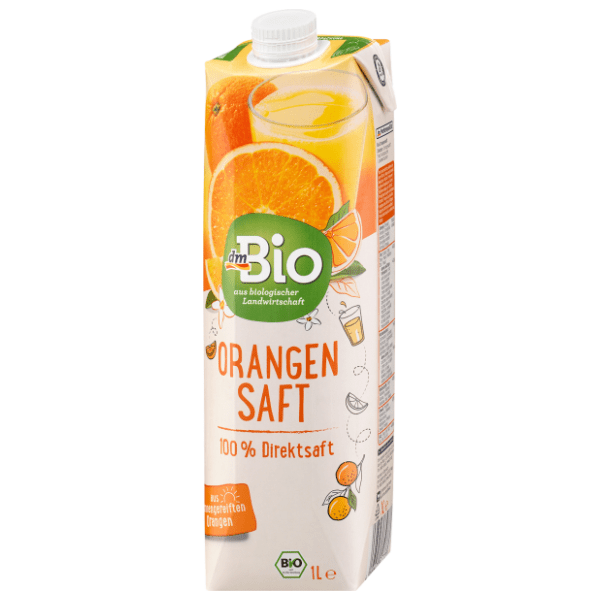 Voćni sok DM BIO naranča 100% 1l 0