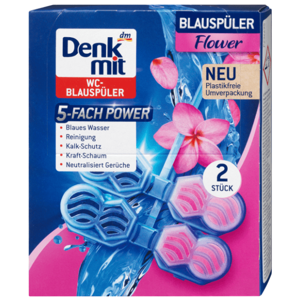 WC kamen DENKMIT flower splash 2x48g 0