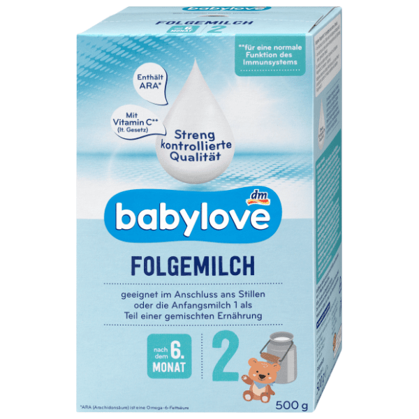 Zamjensko mlijeko BABYLOVE 2 prijelazna formula 500g 0