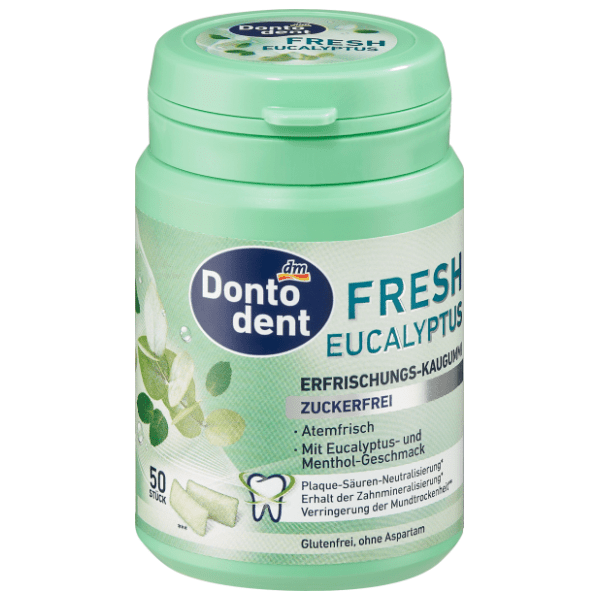 Žvakaće gume DONTODENT Fresh eucalyptus 50kom 0