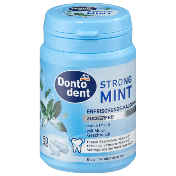 Žvakaće gume DONTODENT Strong mint 50kom 0