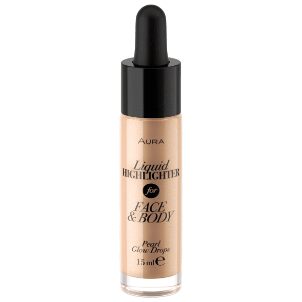 AURA Face & body pearl glow drops highlighter za lice i tijelo 0