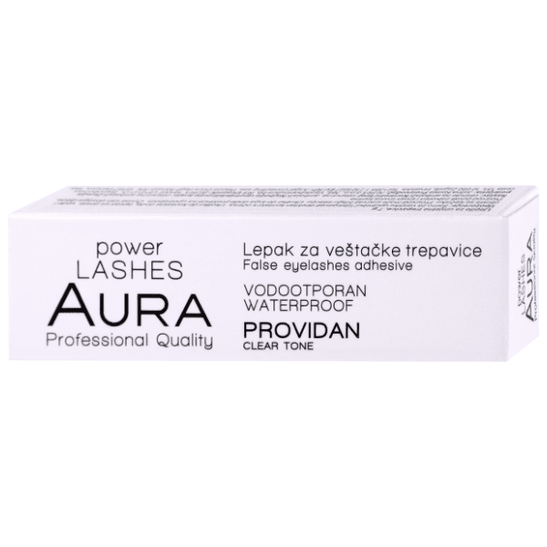 AURA Power lashes ljepilo za umjetne trepavice prozirno 0