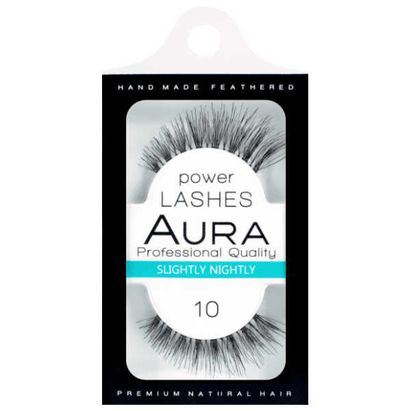 AURA Power lashes umjetne trepavice 10 slightly nightly 0
