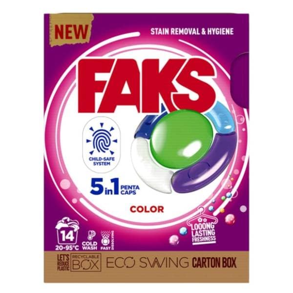 FAKS Color kapsule za rublje 14kom 0