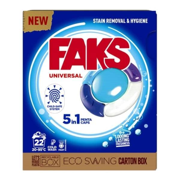 FAKS Universal kapsule za rublje 22kom 0