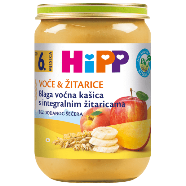 HIPP kašica žitarice kruška jabuka 190g 0