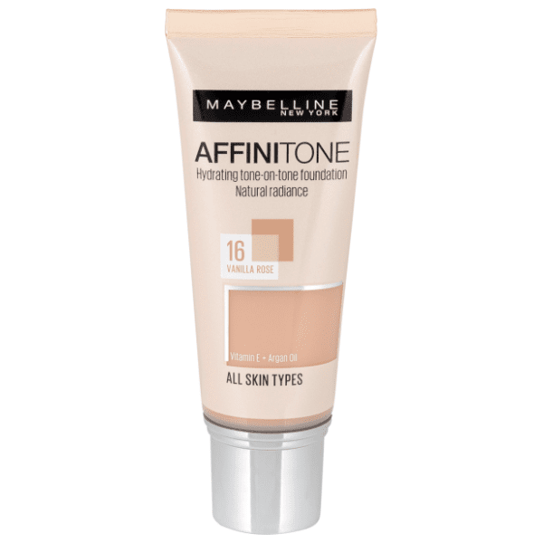 MAYBELLINE Affinitone tekući puder 16 vanilla rose 0