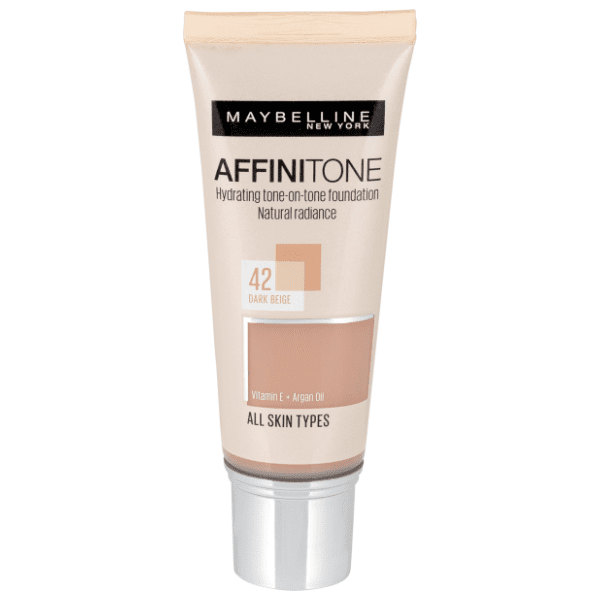 MAYBELLINE Affinitone tekući puder 42 dark beige 0