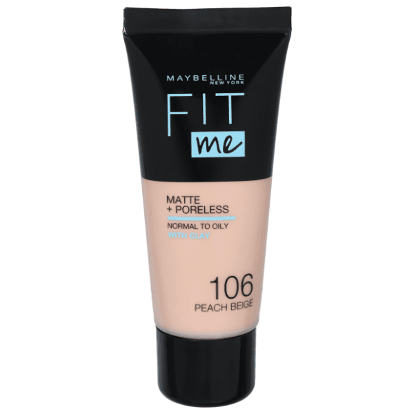 MAYBELLINE Fit me matte tekući puder 106 peach beige 30ml 0