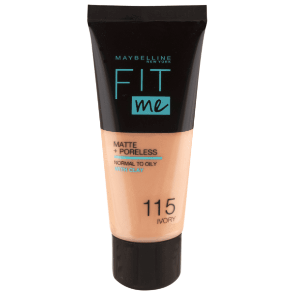 MAYBELLINE Fit me matte tekući puder 115 ivory 30ml 0