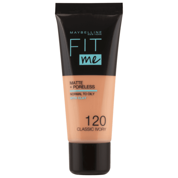 MAYBELLINE Fit me matte tekući puder 120 classic ivory 30ml 0