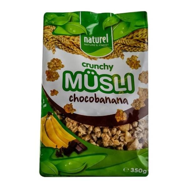 Musli NATUREL Crunchy čokolada banana 350g 0
