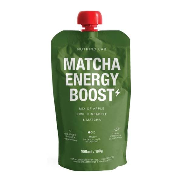 NUTRINO Lab voćni pire matcha energy boost 180g 0