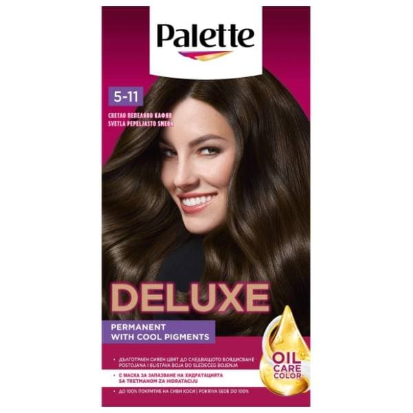 PALETTE Deluxe boja za kosu 5.11 light ash brown 0