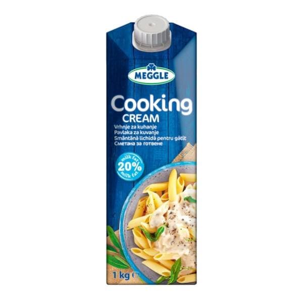 Vrhnje za kuhanje MEGGLE 20%mm 1l 0