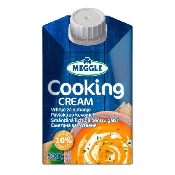 Vrhnje za kuhanje MEGGLE light 10%mm 500ml 0