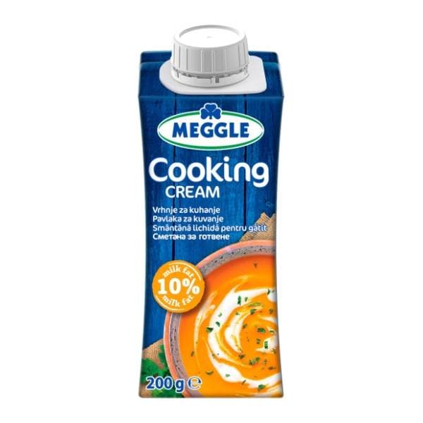 Vrhnje za kuhanje MEGGLE light 200ml 0