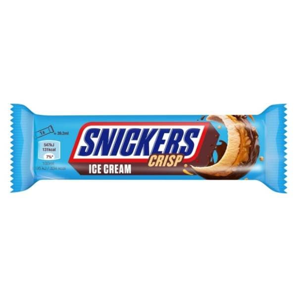 Sladoled SNICKERS Crips ice bar 34,5g 0