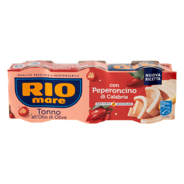 Tuna RIO MARE komadi s ljutom paprikom 3x65g 0