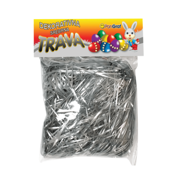 Uskrsna dekorativna trava srebrna PANGRAF 0