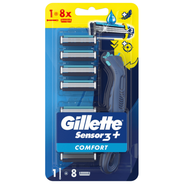 Brijač GILLETTE Sensor3 1kom + drška Comfort + 8 uložaka 0