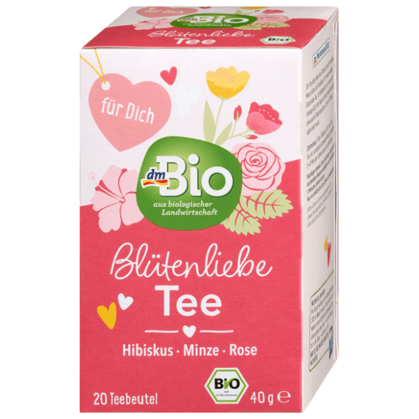 DM BIO biljni čaj s hibiskusom, mentom i ružom 40g 0
