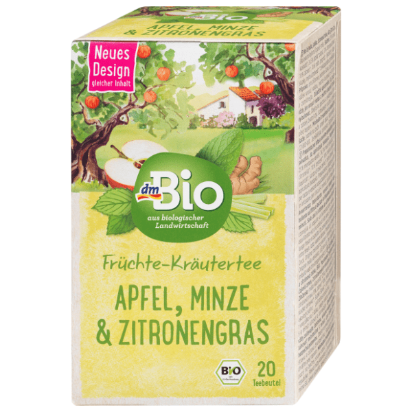 DM BIO čaj jabuka, menta i limunska trava 40g 0