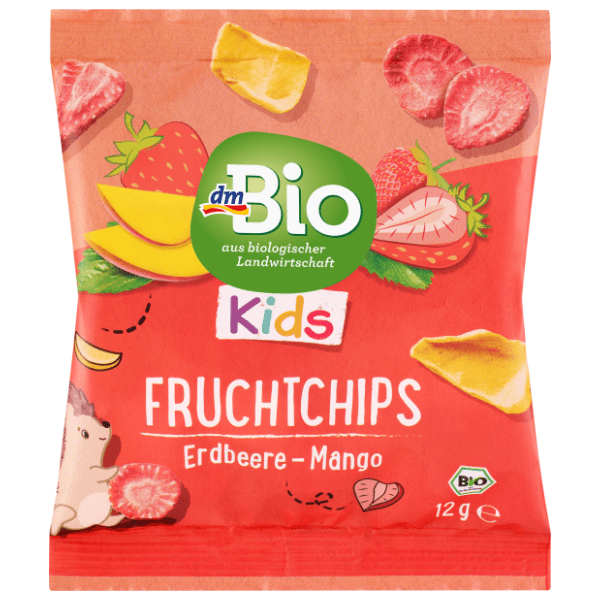 DM BIO liofilizirane jagode i mango 3g+ 12g 0