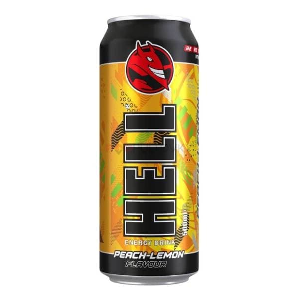 HELL energetsko piće breskva limun 500ml 0