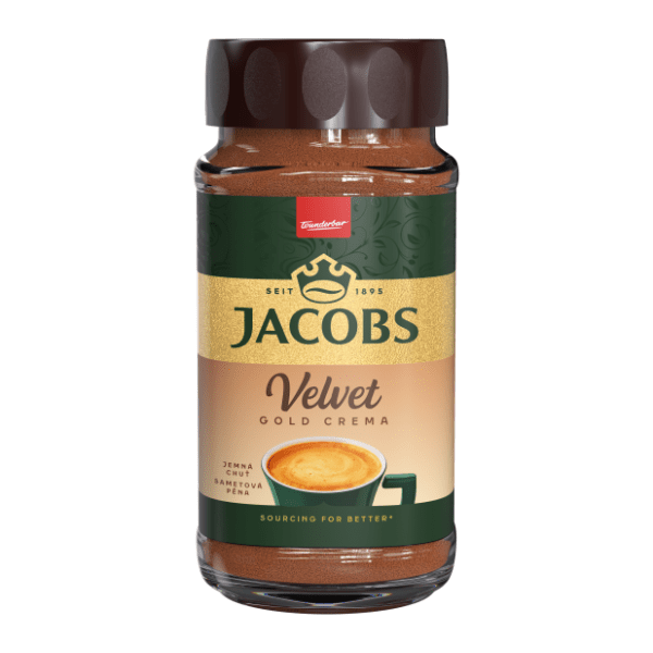 Instant kava JACOBS velvet gold crema 180g 0