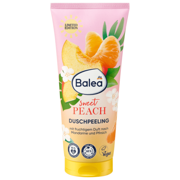 Piling za tijelo BALEA Sweet peach 200ml 0