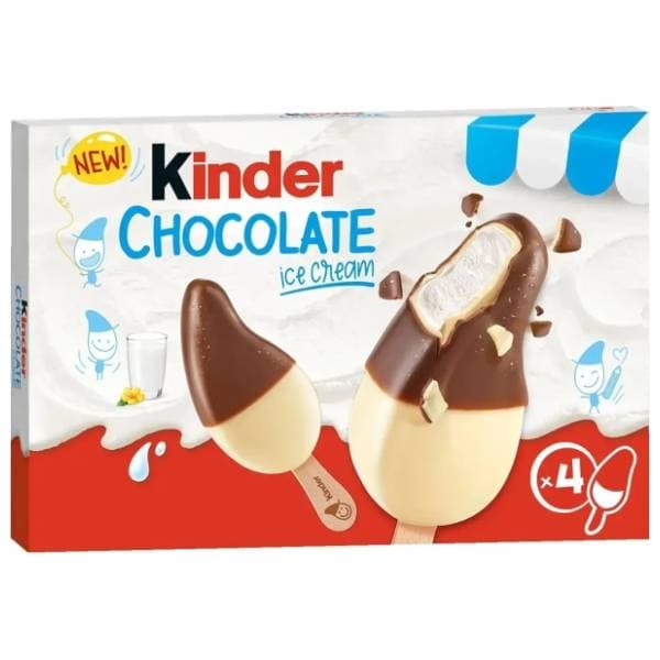 Sladoled KINDER chocolate štapić multipack 4x90ml 0