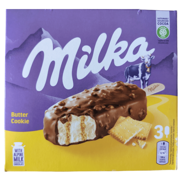 Sladoled MILKA butter cookie multipack 3x90ml 0