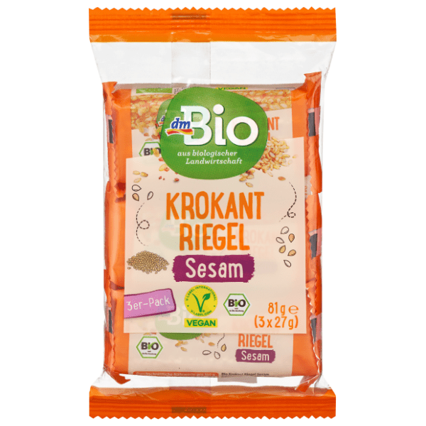 Štanglice DM BIO hrskave od sezama 3x27g 0