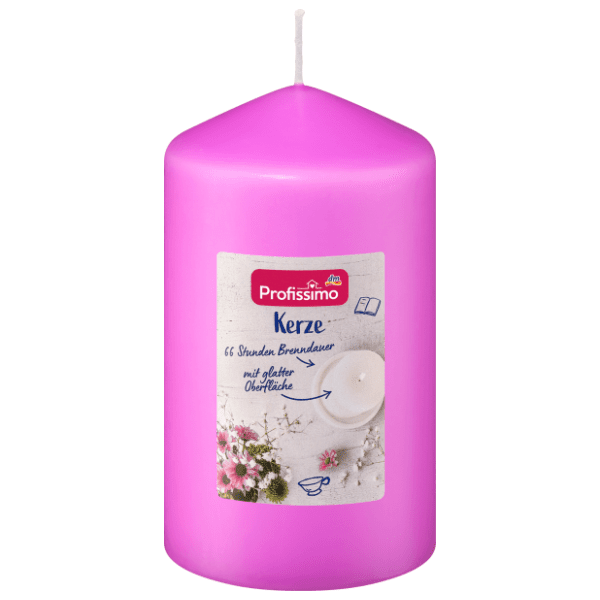 Svijeća PROFISSIMO svjetloljubičasta 140/80 1kom 0