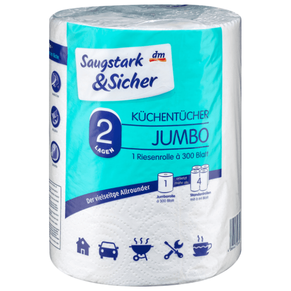 Rola ubrusa SAUGSTARK&SICHER Jumbo 2 sloja 1 kom 0