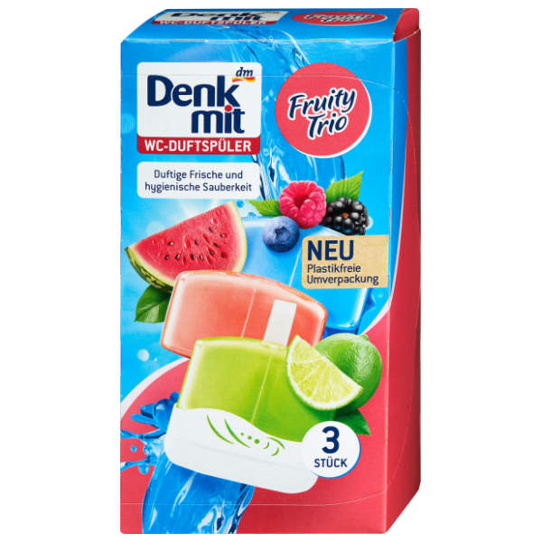 WC osvježivač DENKMIT fruity trio 3kom 0