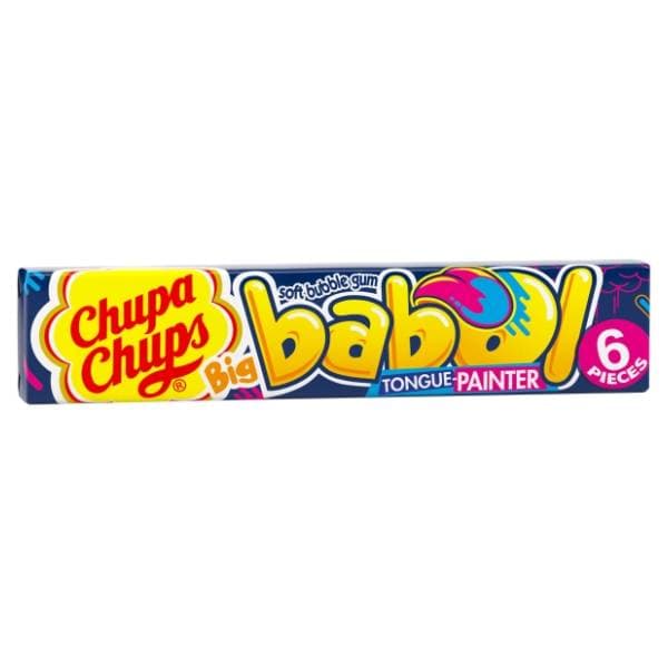 Žvakaće gume CHUPA CHUPS Big babol tongue painter 27,6g 0