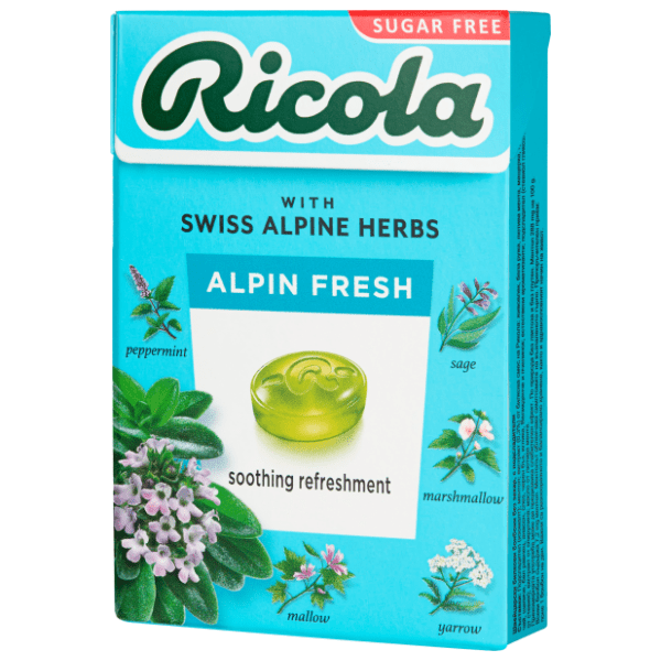 Bomboni RICOLA Alpin fresh bez šećera 40g 0