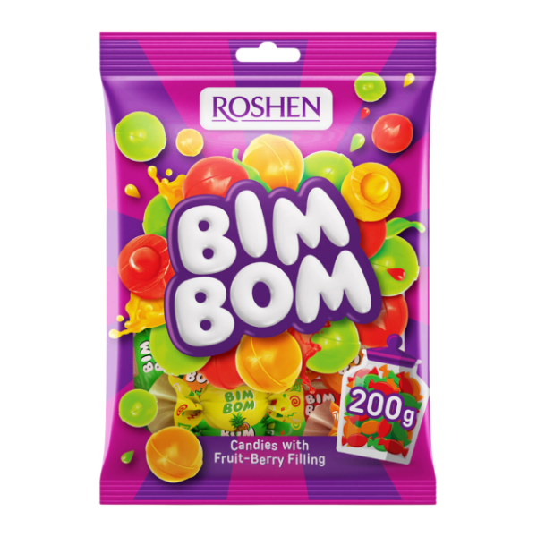 Bomboni ROSHEN Bim bom 200g 0