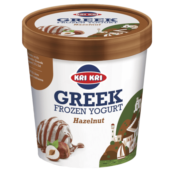 Grčki jogurt KRI KRI lješnjak smrznut 450ml 0