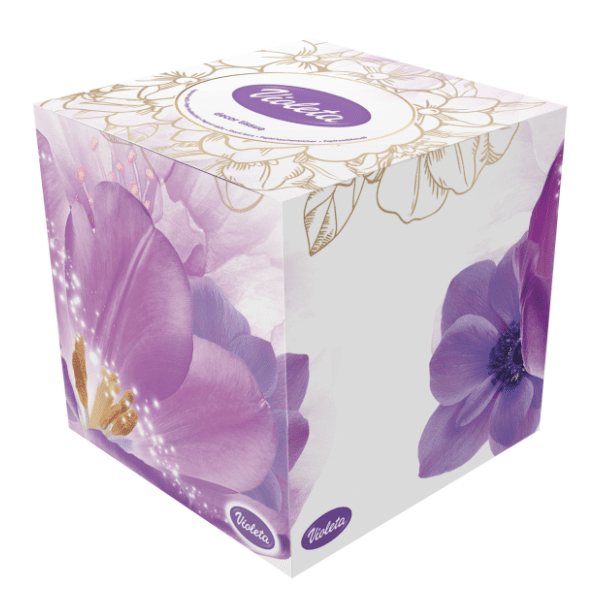 Papirnate maramice VIOLETA u kutiji 60kom 0