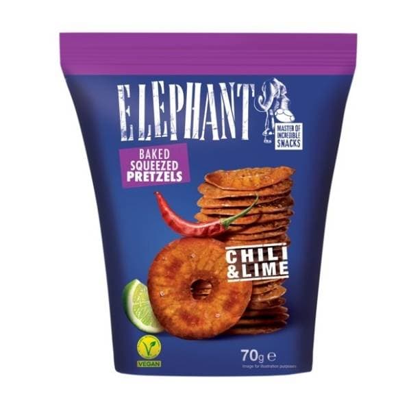 Pereci ELEPHANT čili & limeta 70g 0