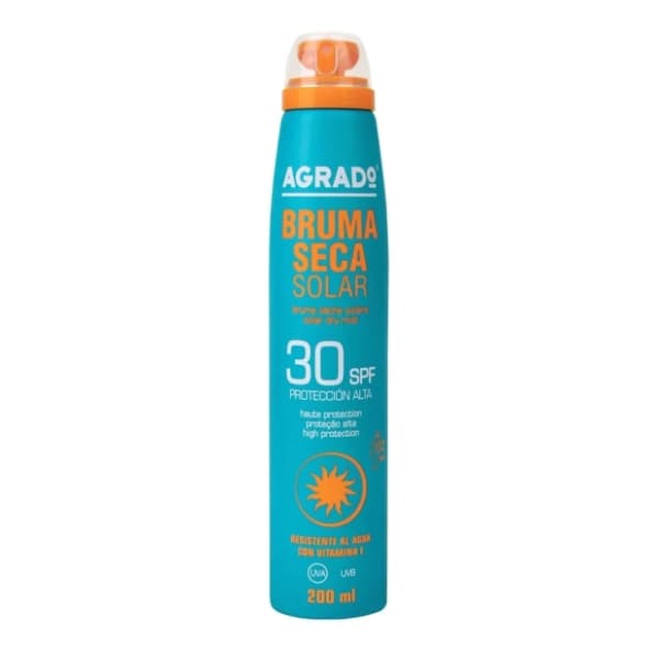 Sprej za sunčanje AGRADO Dry mist vodootporan SPF30 200ml 0