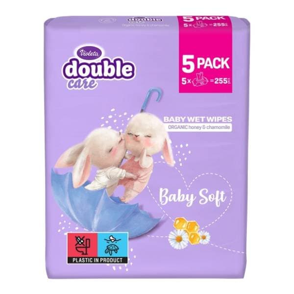 Vlažne maramice VIOLETA baby soft 5x51kom 0