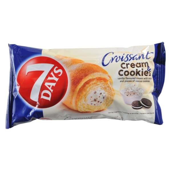 7 DAYS kroasan cream & cookies 60g 0