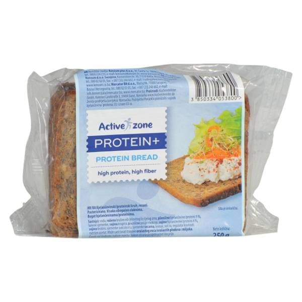 ACTIVE ZONE Protein+ proteinski kruh 250g 0